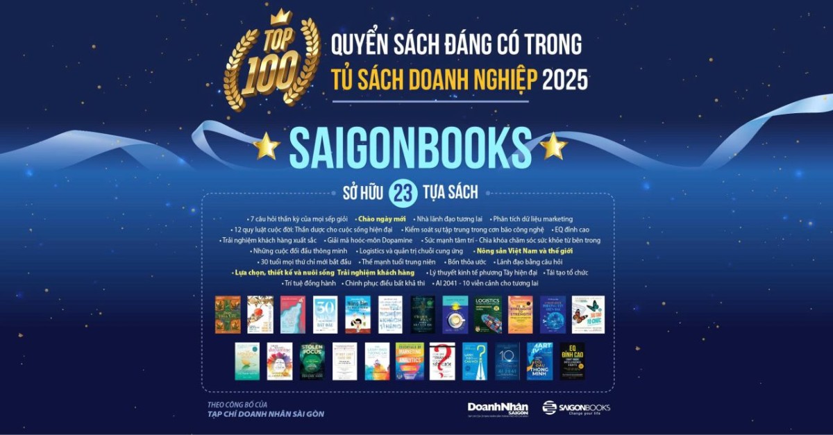 “Khát vọng vươn mình” – Saigon Books ghi dấu ấn tại Tuần lễ Doanh nhân và Sách 2025