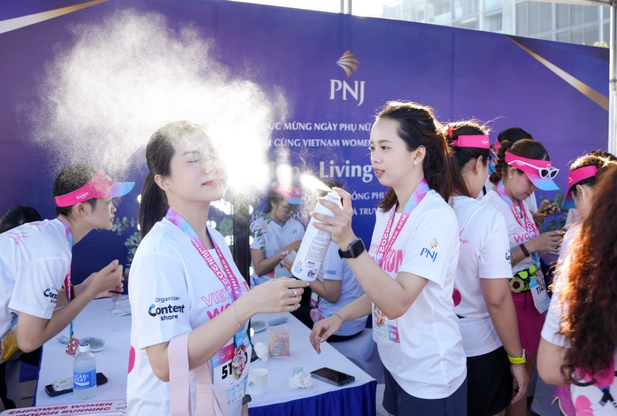 “Sống đẹp” – Thông điệp nhân văn từ PNJ tại Vietnam Women Run 2025