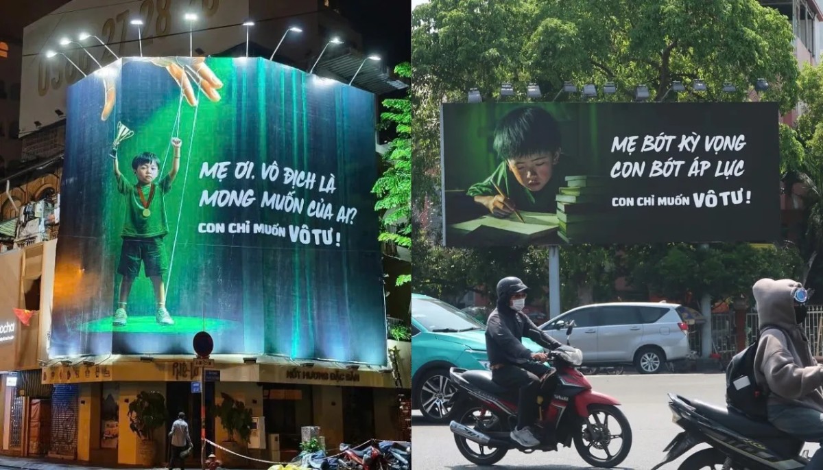 Loạt OOH mang thông điệp “Con chỉ muốn vô tư” bị gỡ bỏ