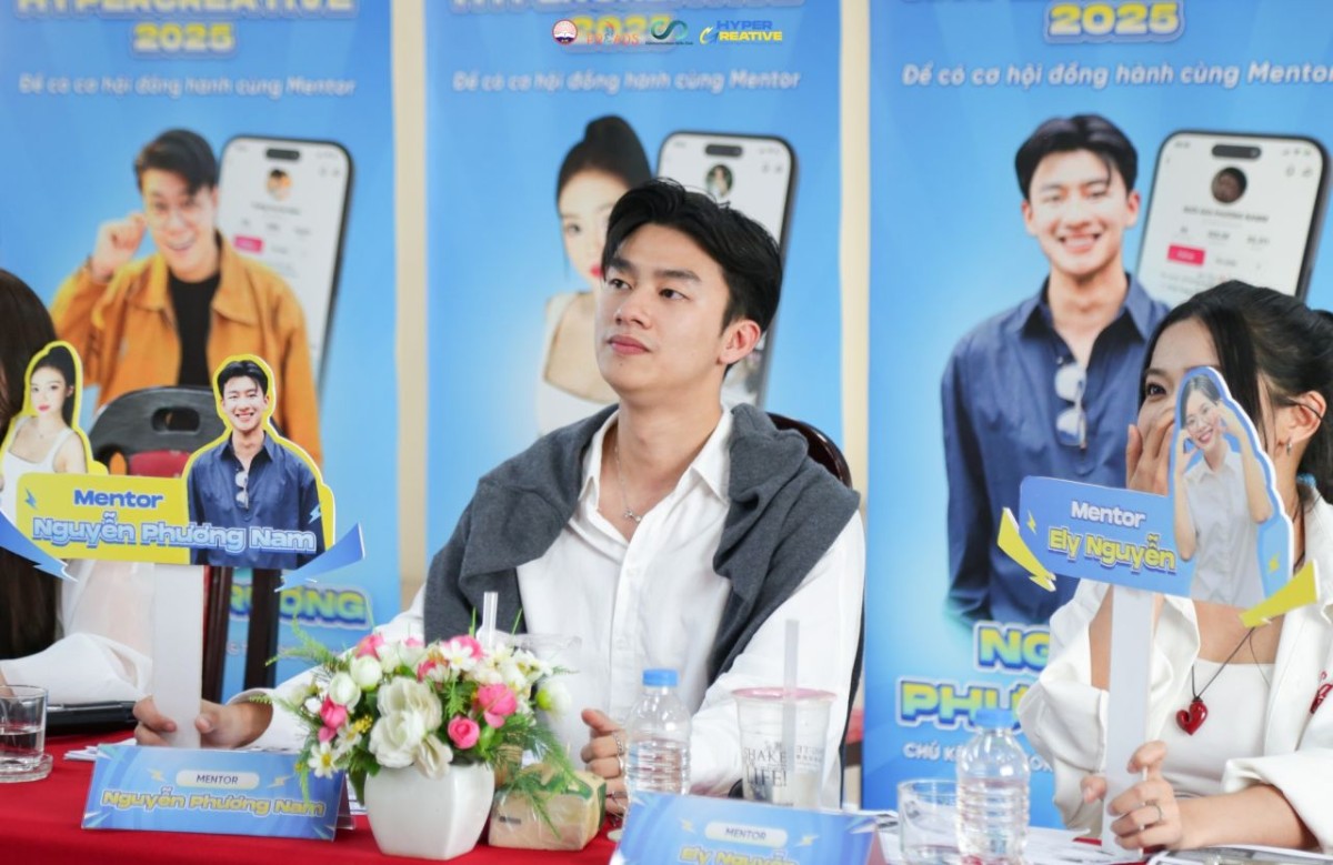 Dàn Mentor đình đám cùng Top 12 sẵn sàng “bật công tắc sáng tạo” tại HyperCreative 2025