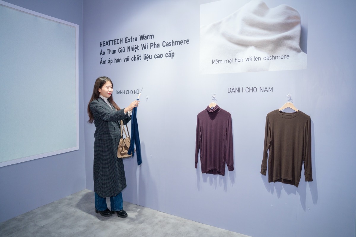 UNIQLO chính thức giới thiệu dòng sản phẩm HEATTECH Extra Warm pha Cashmere dành cho cả Nam và Nữ – chiếc áo giữ nhiệt kết hợp tính năng của sợi tổng hợp và sự mềm mịn của len cashmere.