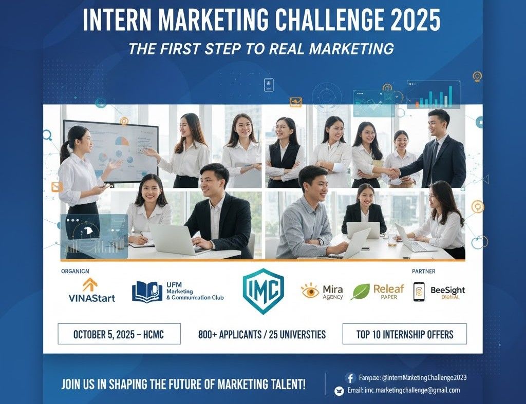 Cuộc Thi Intern Marketing 2025 &ndash; H&agrave;nh tr&igrave;nh t&igrave;m kiếm 10 thực tập sinh marketing thực chiến
