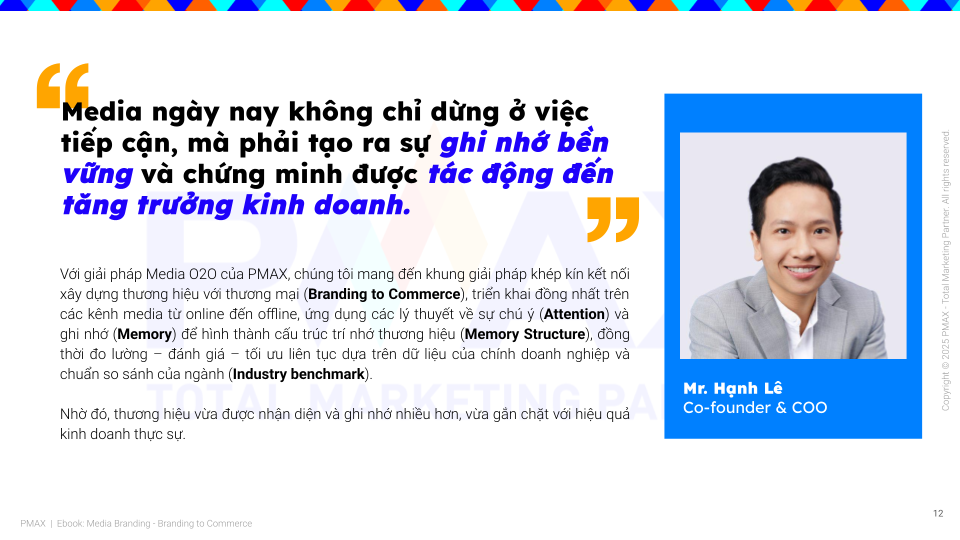 Kh&aacute;m ph&aacute; c&ocirc;ng thức độc quyền Branding To Commerce của PMAX với Ebook Media Branding