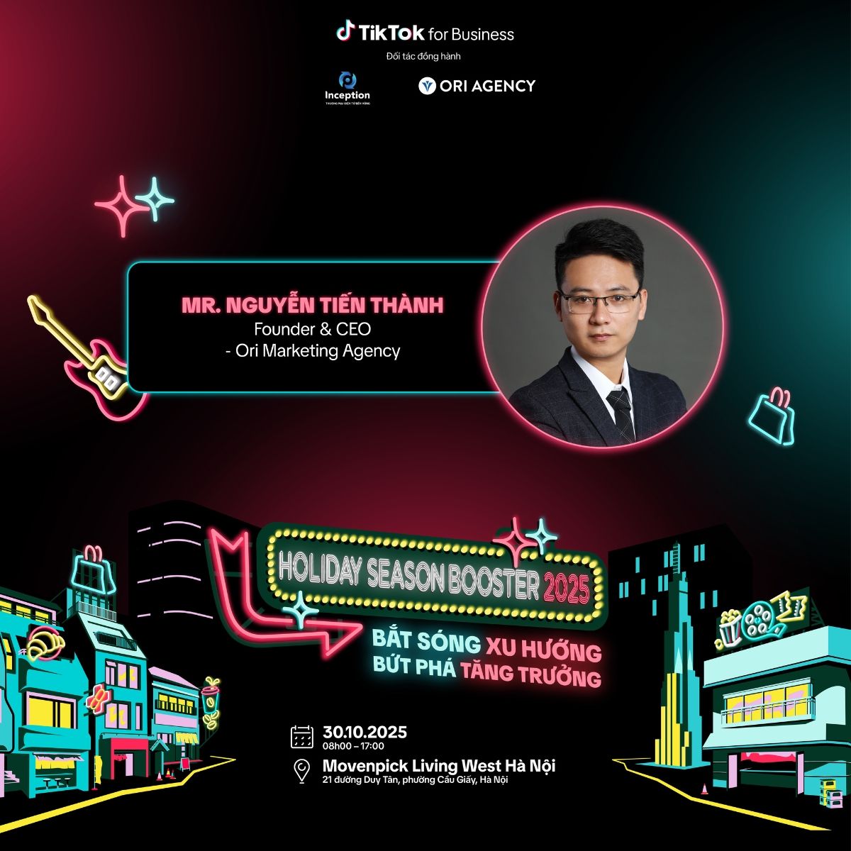 [Offline] [30/10/2025] Giới thiệu Diễn giả TikTok Holiday Season Booster 2025