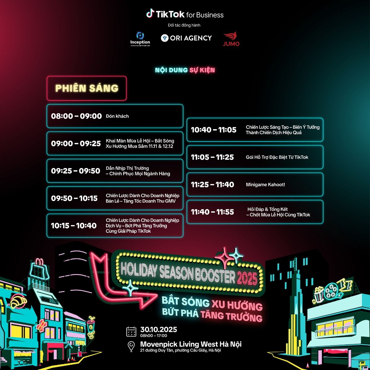 [Ori Agency x TikTok For Business] [30/10/2025] TikTok Holiday Season Booster 2025