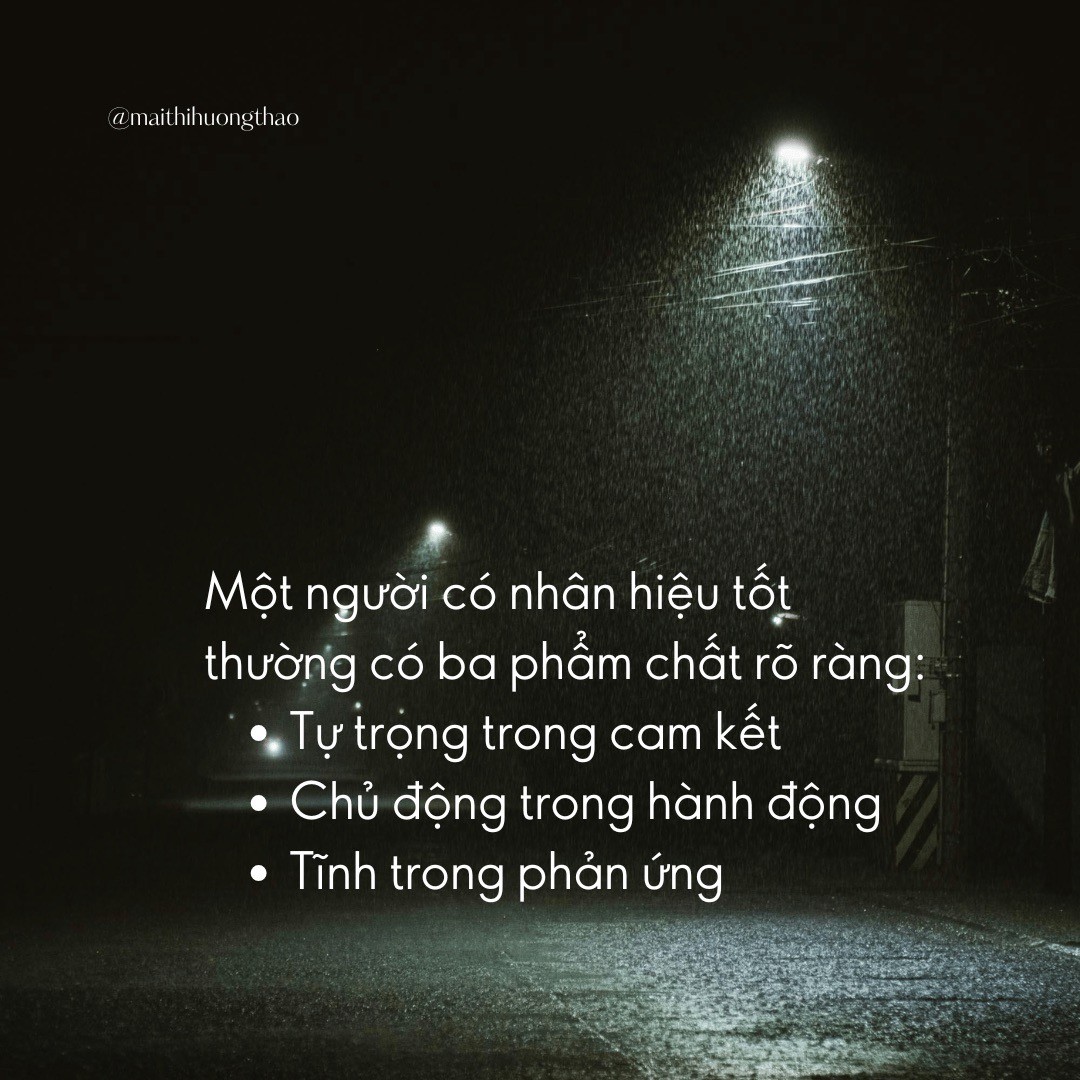 Thương hiệu cá nhân bắt đầu từ cam kết nhỏ nhất