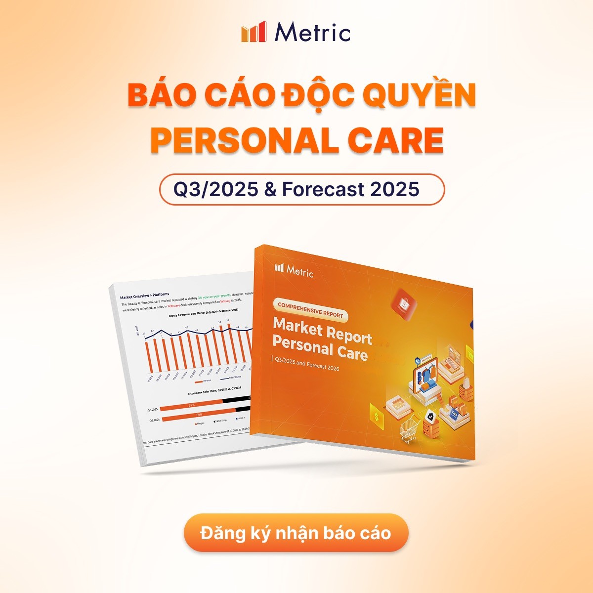 Metric mời tham dự Webinar “From Data to Growth: Chiến lược danh mục và sản phẩm ngành Personal Care 2026”