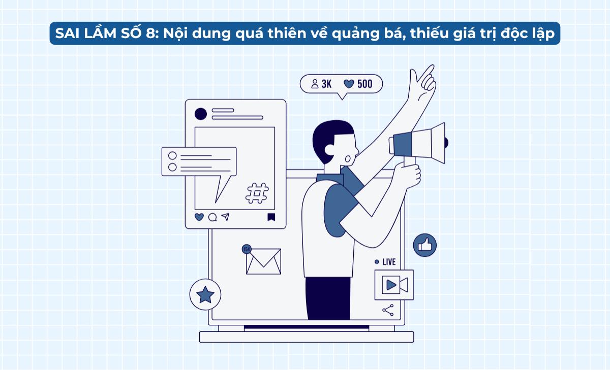 15 sai lầm Content Marketing phổ biến khiến nội dung không chuyển đổi