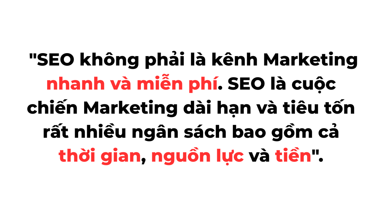 SEO kh&ocirc;ng phải l&agrave; chiến lược marketing một k&iacute;ch cỡ cho tất cả