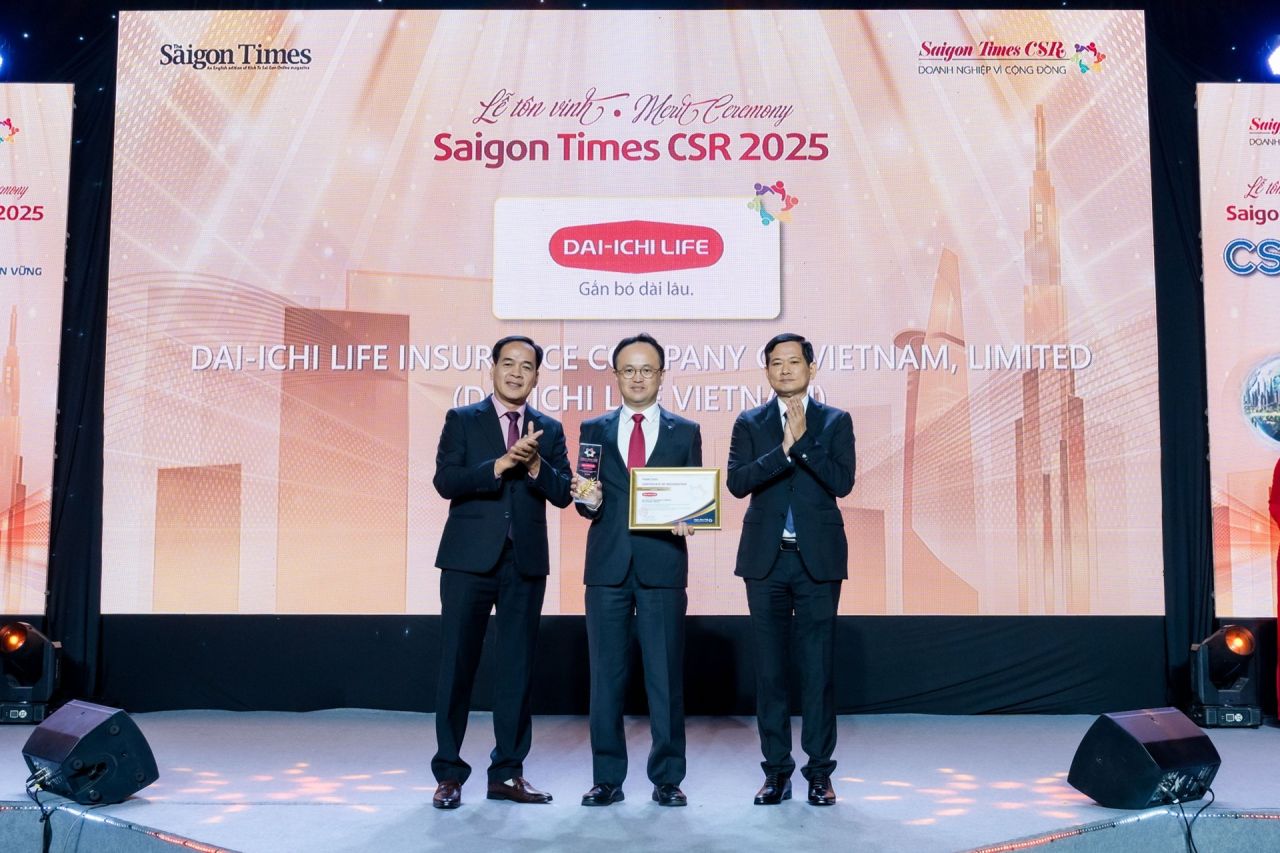 Dai-ichi Life Việt Nam được vinh danh &ldquo;Doanh nghiệp V&igrave; Cộng đồng - Saigon Times CSR&rdquo; lần thứ 7