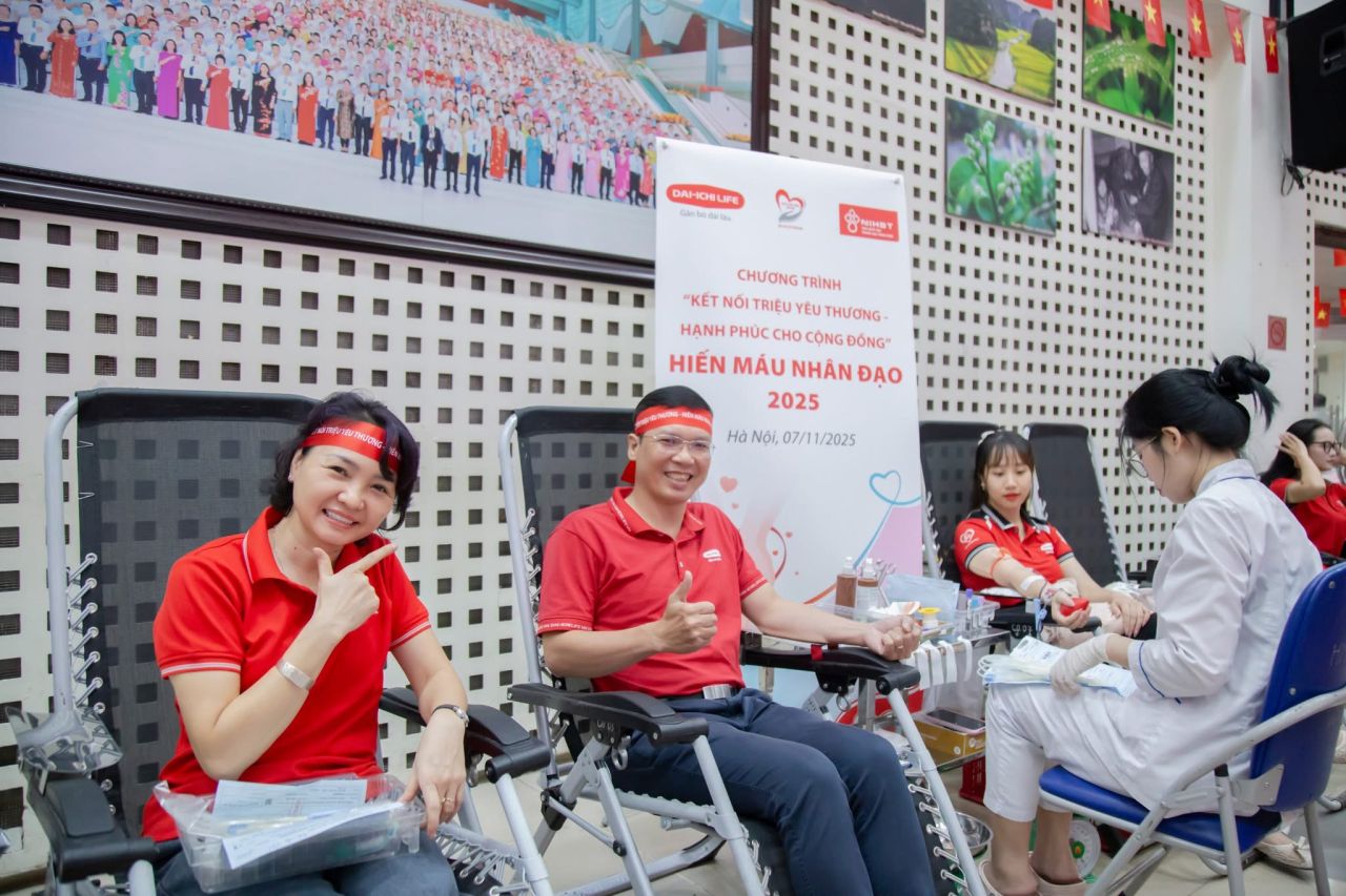 Dai-ichi Life Việt Nam tiếp tục triển khai Chương tr&igrave;nh Hiến m&aacute;u nh&acirc;n đạo 2025 tại TP. H&agrave; Nội