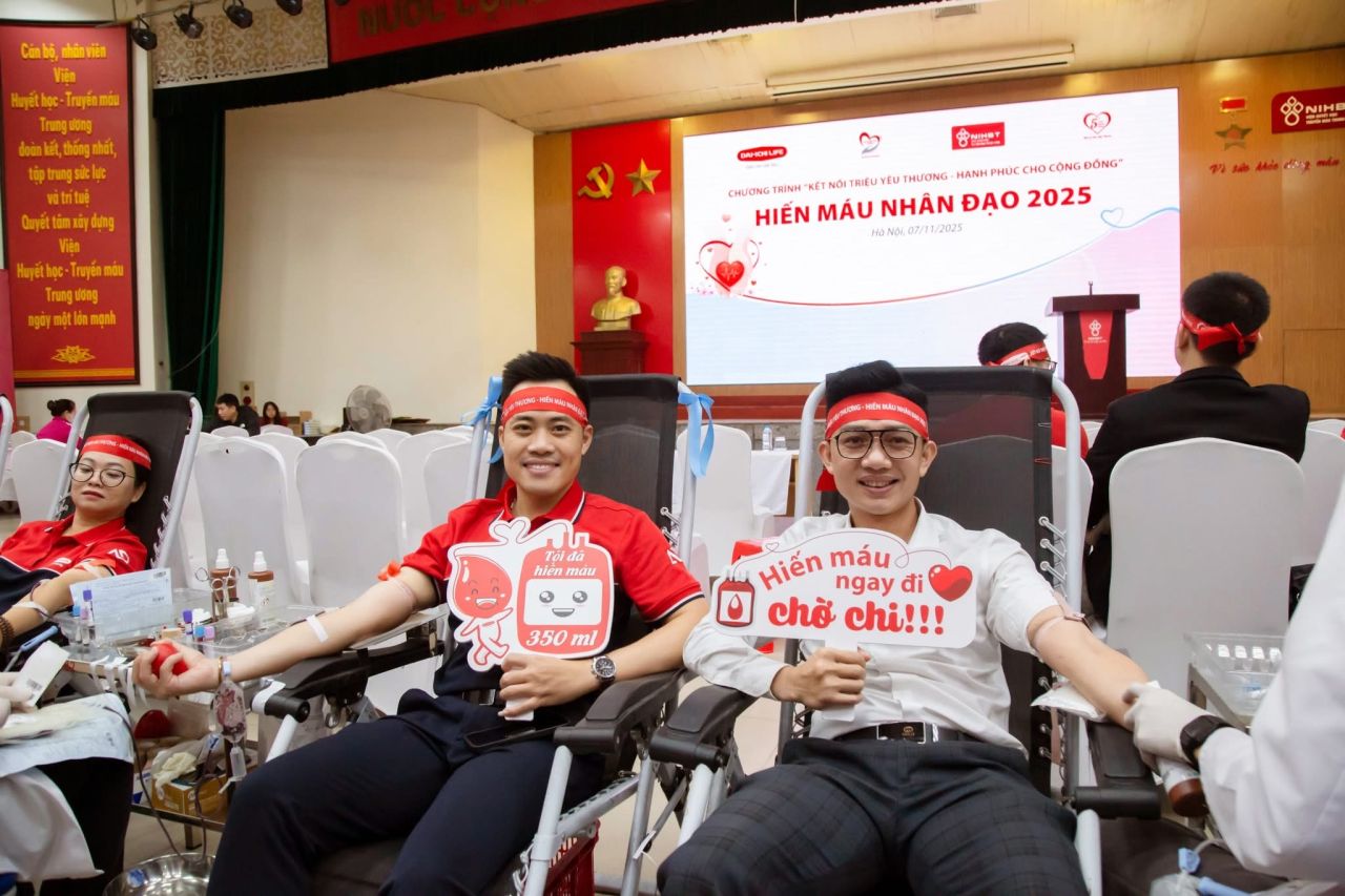 Dai-ichi Life Việt Nam tiếp tục triển khai Chương tr&igrave;nh Hiến m&aacute;u nh&acirc;n đạo 2025 tại TP. H&agrave; Nội