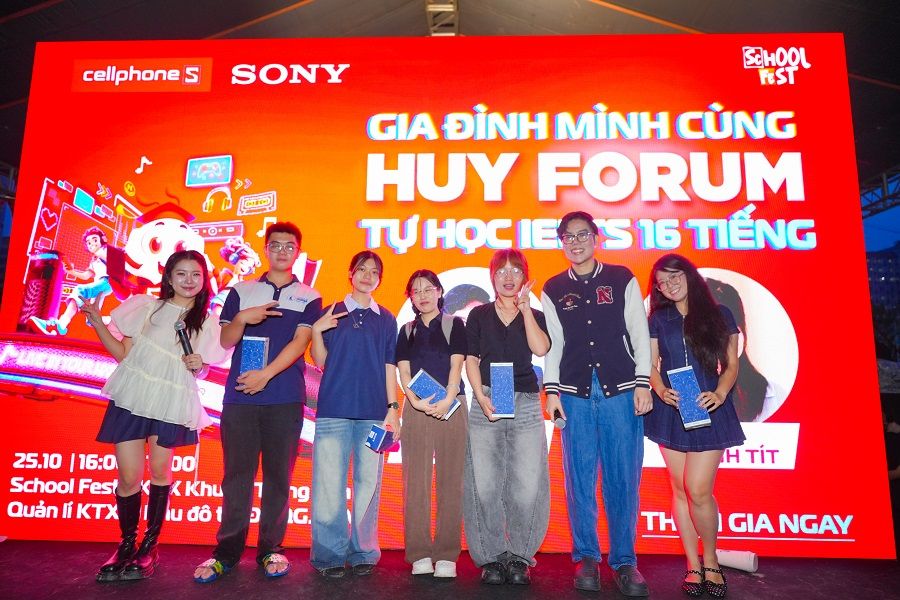 CellphoneS v&agrave; Sony Vietnam bật m&iacute; b&iacute; quyết luyện thi IELTS c&ugrave;ng c&ocirc;ng nghệ tại School Fest M&ugrave;a 7