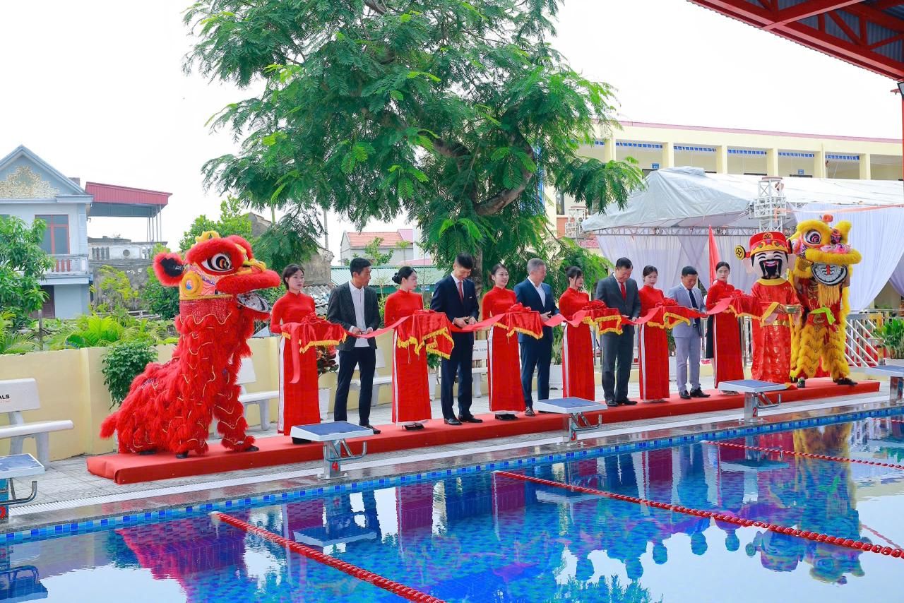 APM Terminals khánh thành công trình bể bơi cho 700 học sinh Hải Phòng