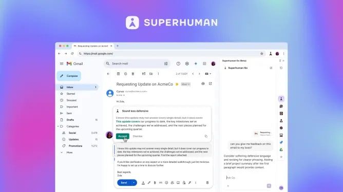 Grammarly đổi tên thành Superhuman, ra mắt trợ lý AI mới