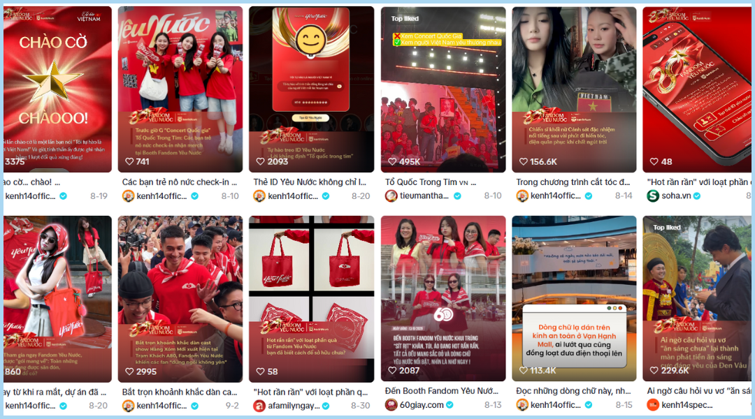 Học được gì qua top social media campaign nổi bật tháng 9/2025?