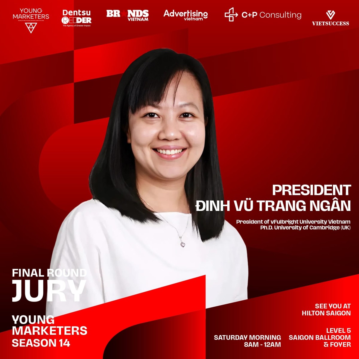 Tiến sĩ Đinh Vũ Trang Ngân Hiệu trưởng Trường Đại học Fulbright Việt Nam.