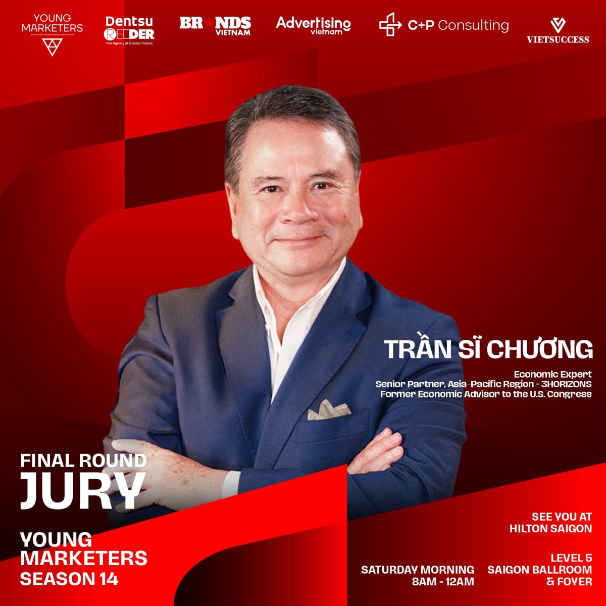 Ông Trần Sĩ Chương, Chuyên gia Kinh tế và Chiến lược Phát triển Doanh nghiệp; Senior Partner khu vực Châu Á – Thái Bình Dương, 3Horizons (Anh Quốc); Nguyên Cố vấn Kinh tế Quốc Hội Hoa Kỳ.
