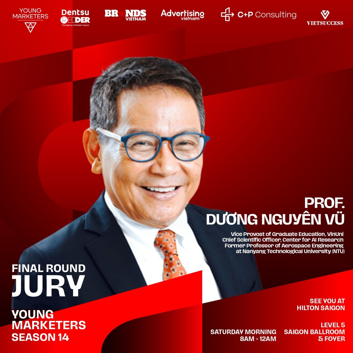 Giáo sư Dương Nguyên Vũ, Phó Hiệu trưởng Đào tạo Sau Đại Học, Trường Đại học VinUni.