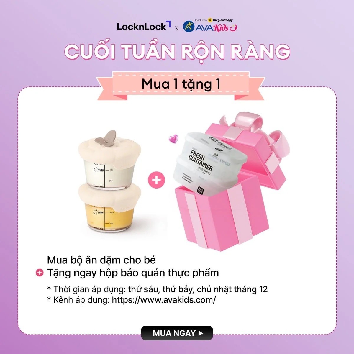 LocknLock chính thức có mặt tại hệ thống Avakids