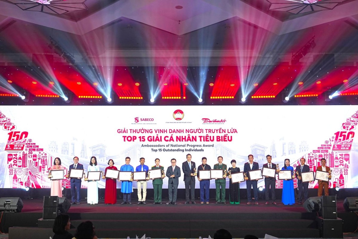 SABECO công bố Top 15 người truyền lửa, khép lại chiến dịch “150 năm di sản vươn cao”