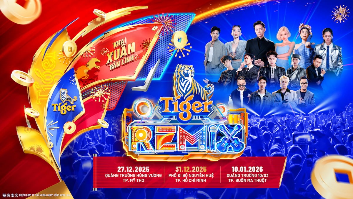 Tiger Remix 2026 lần đầu xuất hiện chuỗi hoạt động “săn lộc” độc đáo