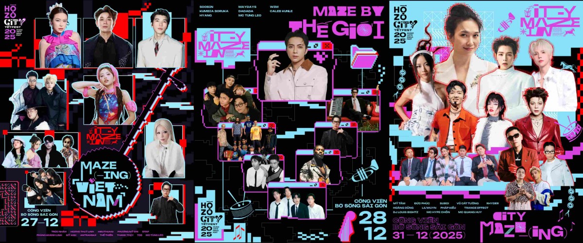 Khởi động Hozo City Tết Fest 2025 với chủ đề “City-Maze-ing – Muôn sắc bất ngờ”