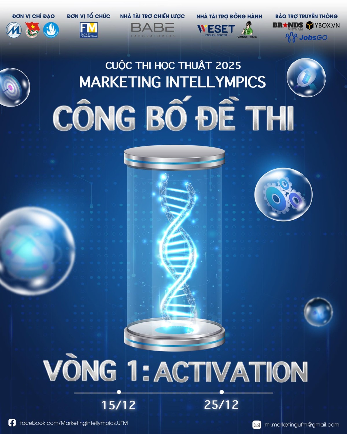 Cuộc thi học thuật Marketing Intellympics 2025 chính thức công bố đề thi