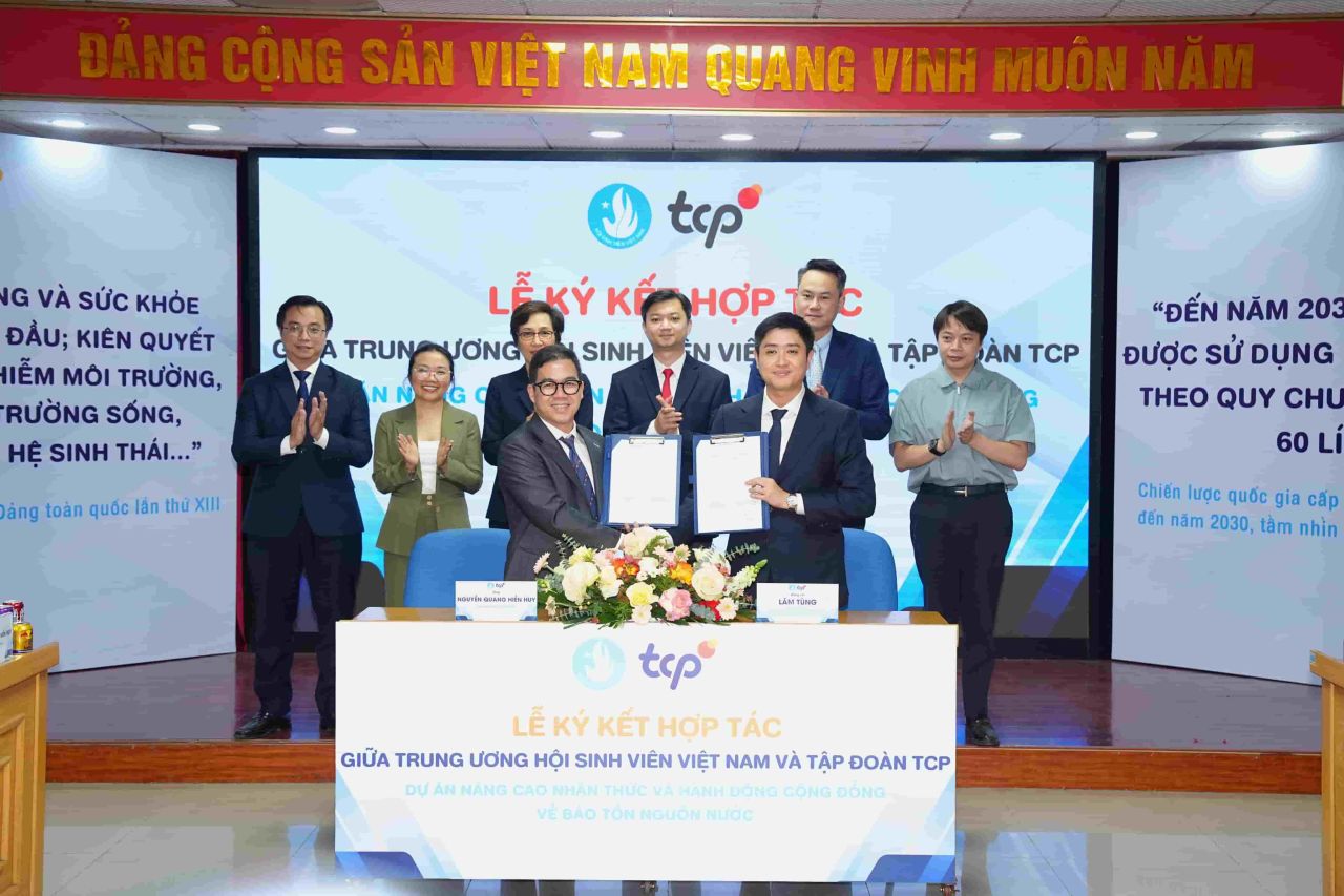 Lễ ký kết Biên bản ghi nhớ (MOU) hợp tác giữa Tập đoàn TCP và Trung ương Hội Sinh viên Việt Nam