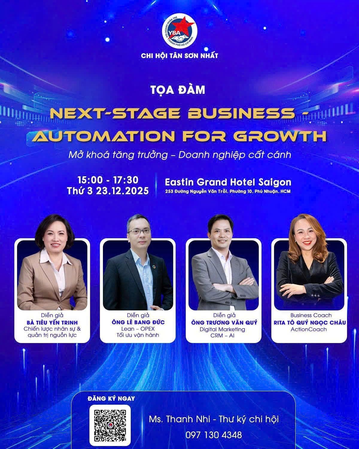 [Mời tham dự Hội Thảo] Next-Stage Business | Automation for Growth
