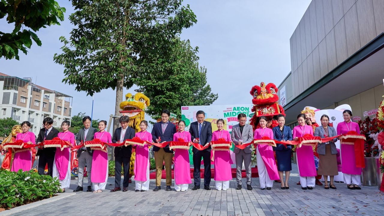 AEON khai trương Trung tâm Bách hóa Tổng hợp và Siêu thị tinh gọn mới AEON Bình Dương Midori Park