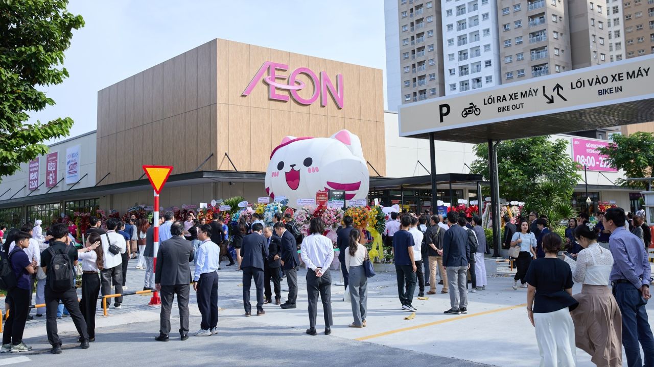 AEON khai trương Trung tâm Bách hóa Tổng hợp và Siêu thị tinh gọn mới AEON Bình Dương Midori Park