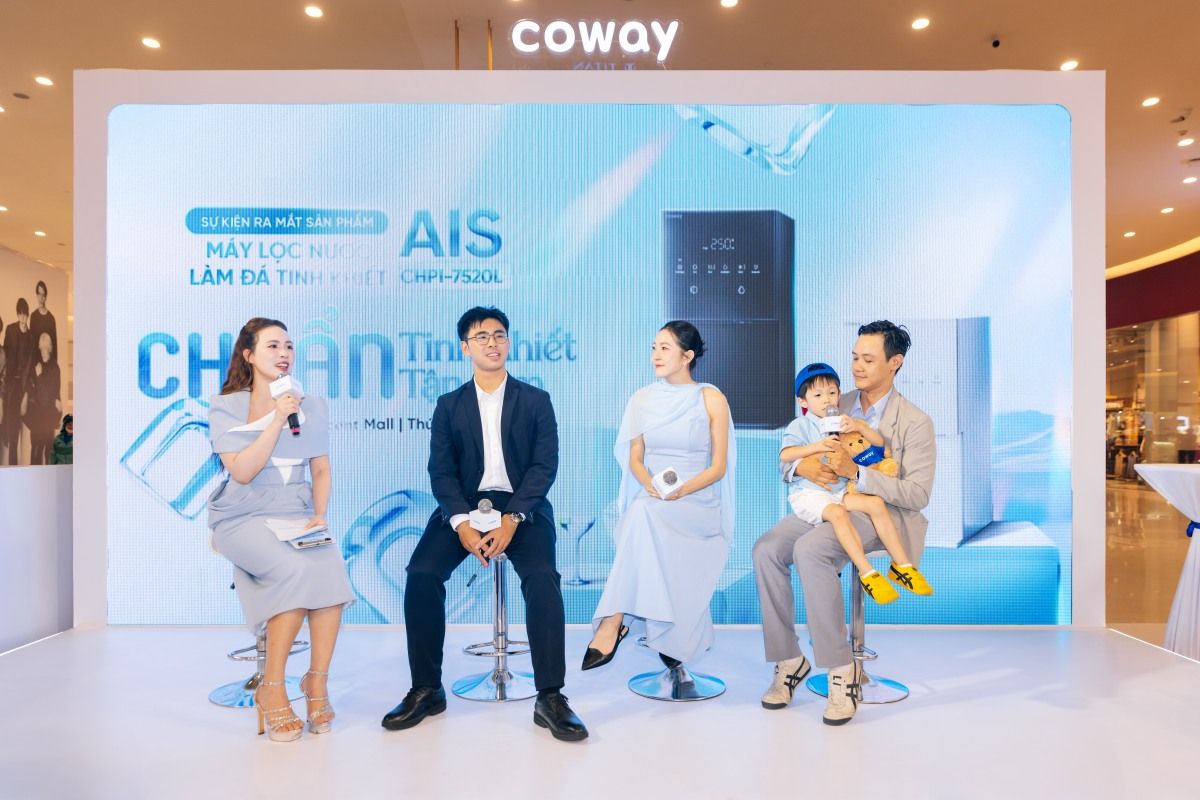 Coway Vina ra mắt m&aacute;y lọc nước l&agrave;m đ&aacute; khử tr&ugrave;ng UV k&eacute;p đầu ti&ecirc;n của h&atilde;ng tại Việt Nam