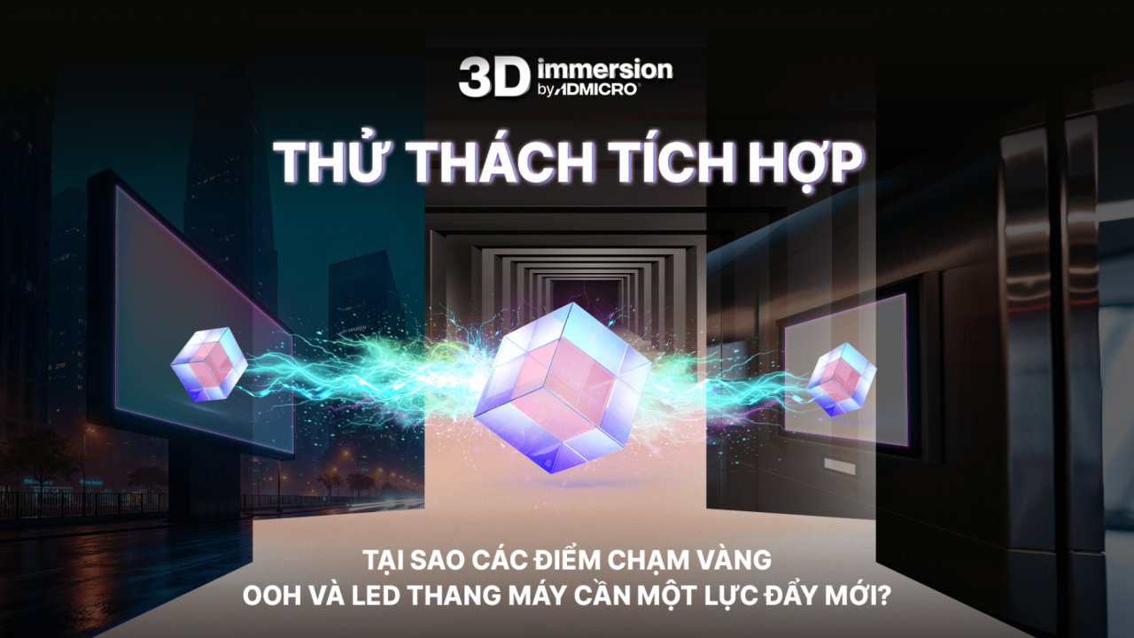 Thử th&aacute;ch t&iacute;ch hợp: Tại sao c&aacute;c điểm chạm v&agrave;ng OOH v&agrave; LED thang m&aacute;y cần một lực đẩy mới?