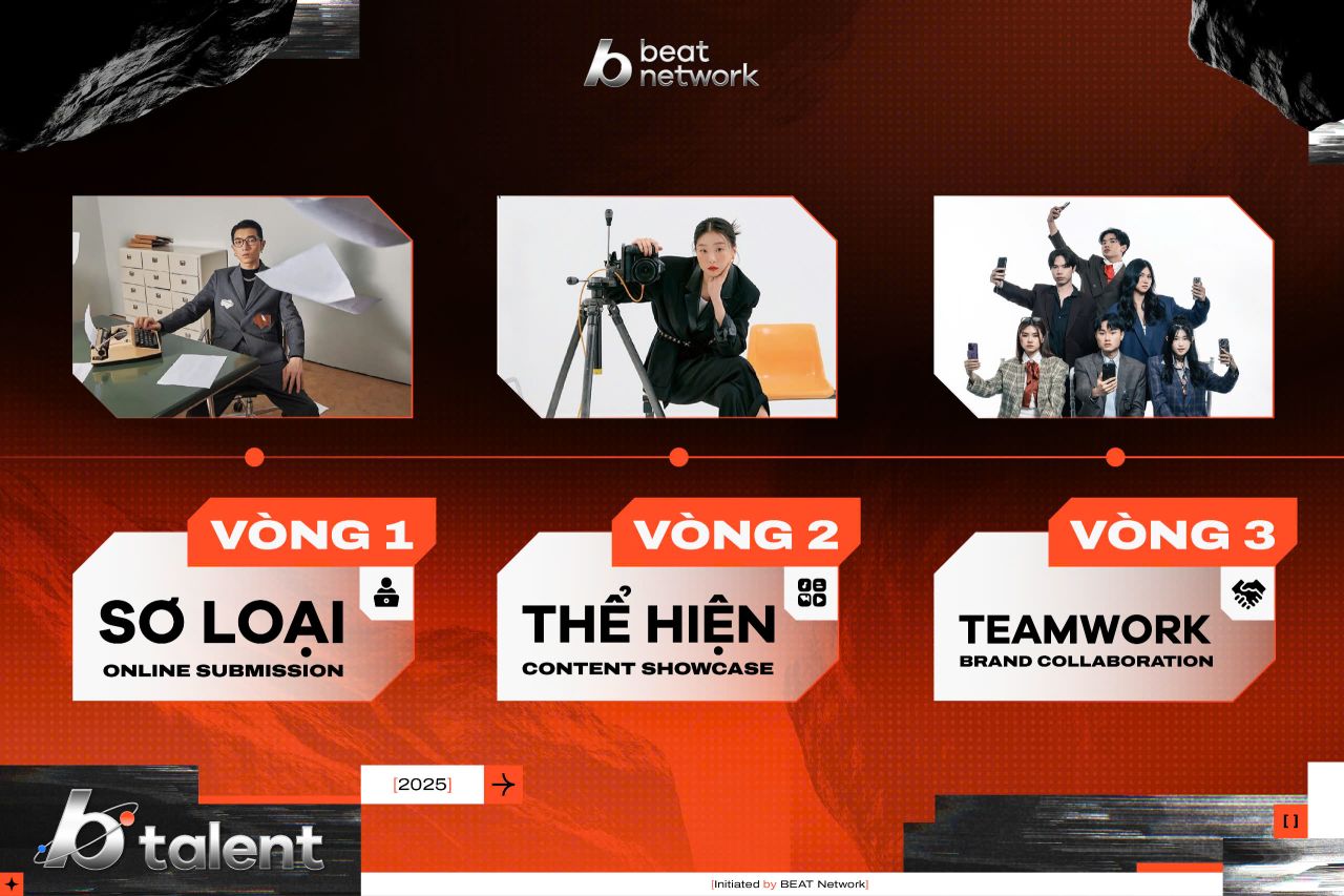 BEAT Network Ch&iacute;nh Thức Khởi Động B Talent: Cuộc thi t&igrave;m kiếm c&aacute;c t&agrave;i năng trẻ