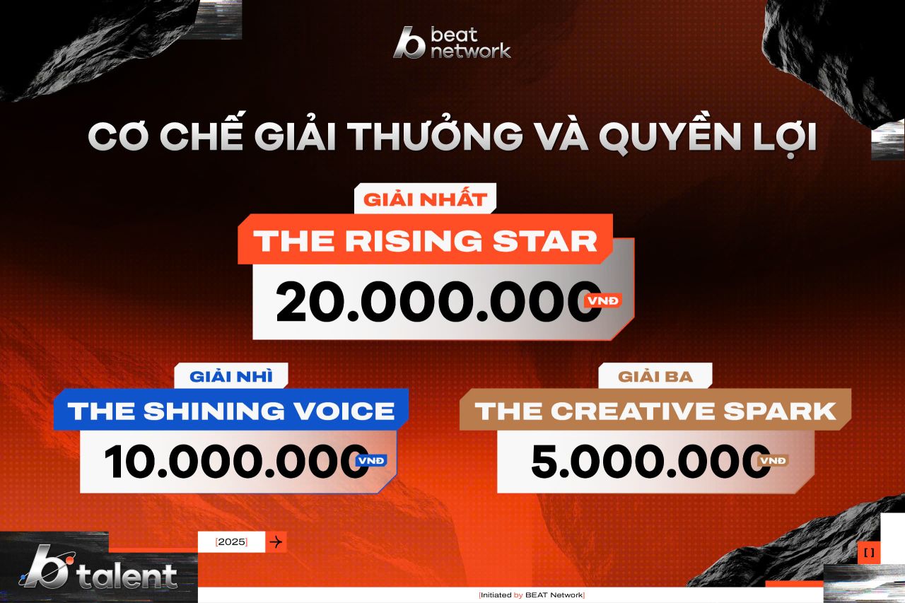 BEAT Network Ch&iacute;nh Thức Khởi Động B Talent: Cuộc thi t&igrave;m kiếm c&aacute;c t&agrave;i năng trẻ