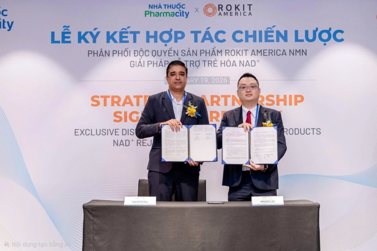 Pharmacity và ROKIT AMERICA ký kết hợp tác chiến lược tại Việt Nam