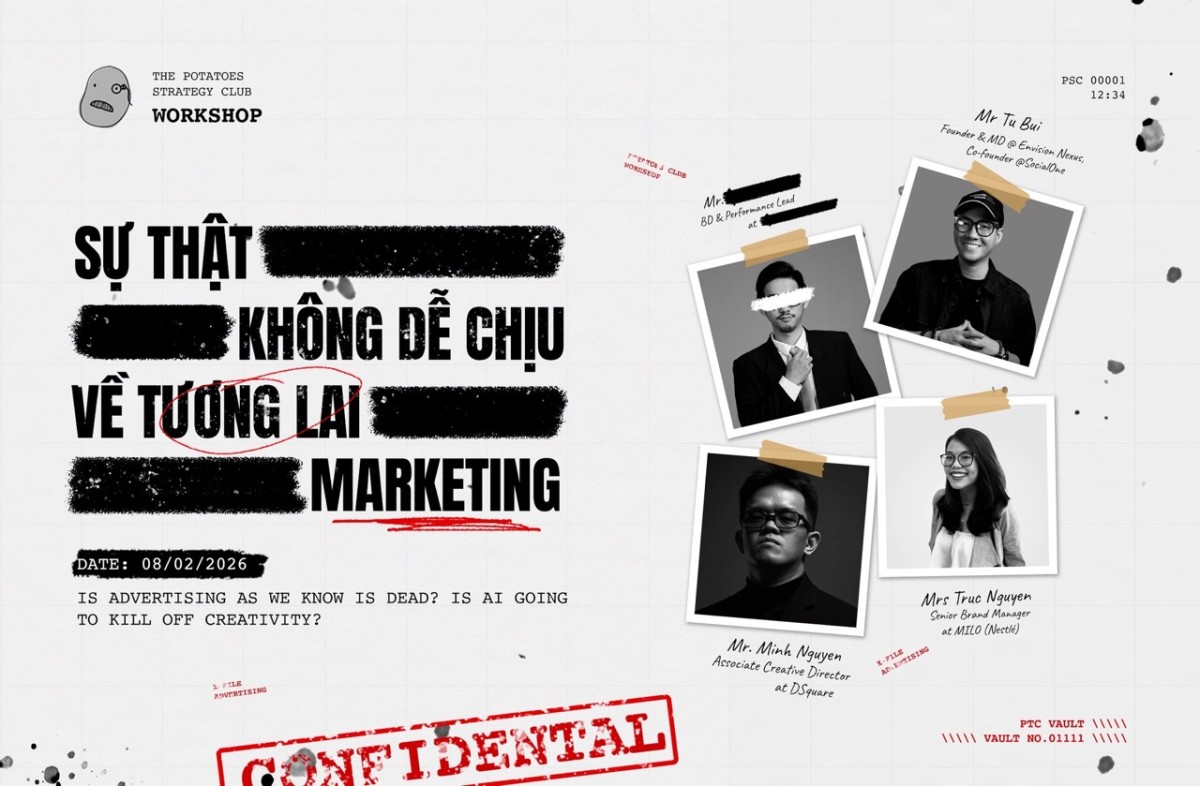 Mời tham dự Workshop: Sự thật KHÔNG DỄ CHỊU về tương lai ngành Marketing