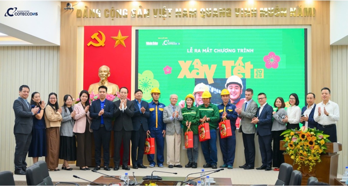 Coteccons quay lại với “Xây Tết 2026” cùng thông điệp “Cảm ơn người bảo vệ hạnh phúc”