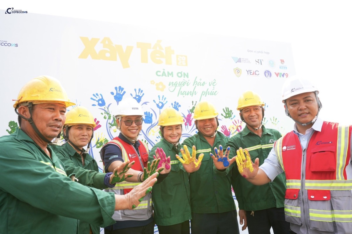 Coteccons quay lại với “Xây Tết 2026” cùng thông điệp “Cảm ơn người bảo vệ hạnh phúc”