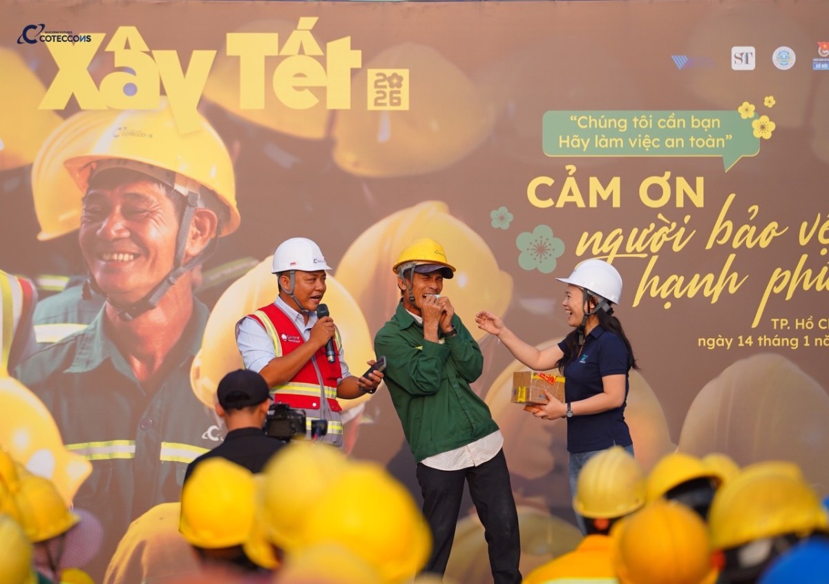 Coteccons quay lại với “Xây Tết 2026” cùng thông điệp “Cảm ơn người bảo vệ hạnh phúc”