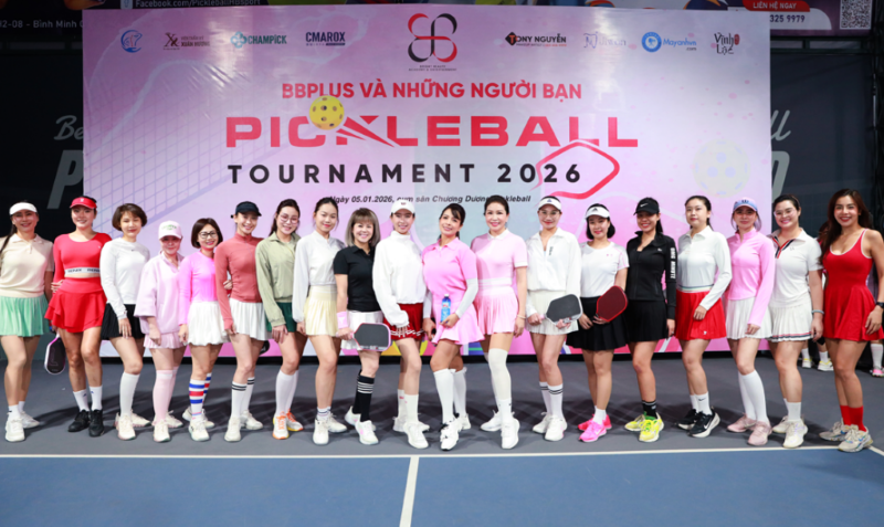 BB Plus kỷ niệm 12 năm thành lập bằng giải đấu Pickleball tại Hà Nội