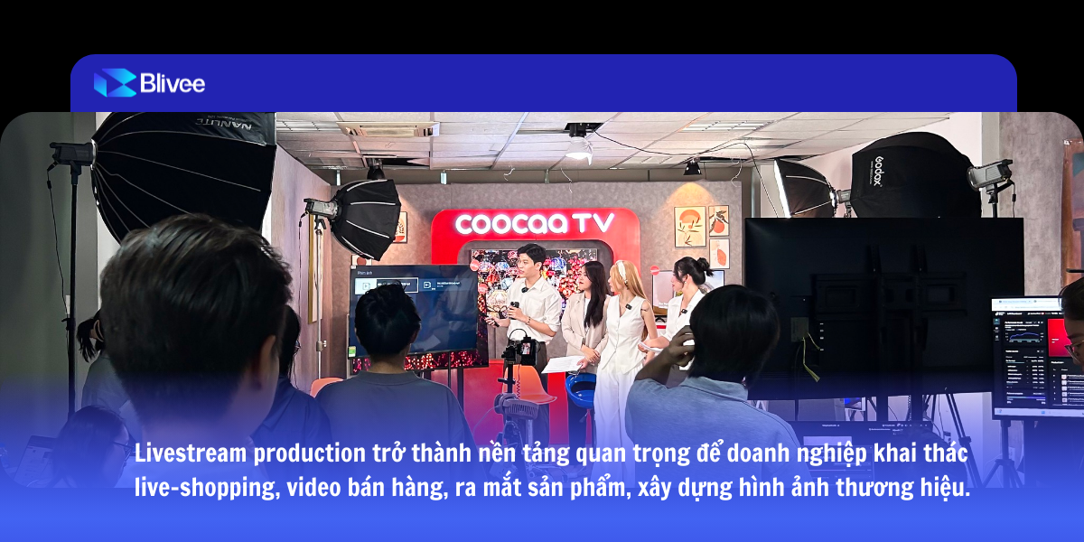 Livestream production l&agrave; g&igrave;? &mdash; Kh&aacute;i niệm & vai tr&ograve; của livestream chuy&ecirc;n nghiệp trong kinh doanh