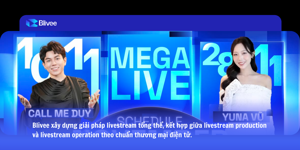Dịch vụ livestream từ Blivee – Giải pháp livestream production & vận hành live-commerce toàn diện cho doanh nghiệp