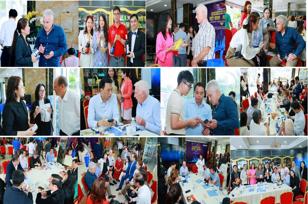 Doanh nghiệp Việt h&agrave;o hứng tiếp cận đối t&aacute;c &Uacute;c tại phi&ecirc;n kết nối giao thương B2B.