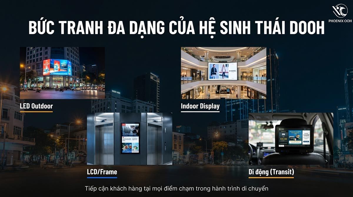 DOOH 2026 – Kỷ nguyên quảng cáo ngoài trời thông minh và tương tác