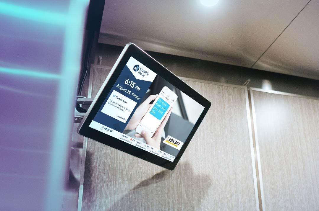 Targeted elevator ads (LASIK MD)