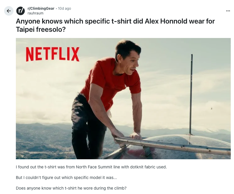 The North Face và Alex Honnold “viral” toàn cầu sau sự kiện Taipei 101