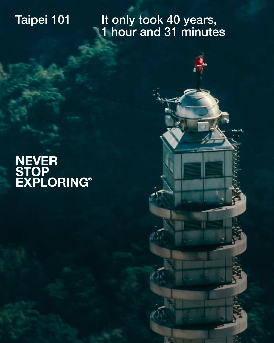 The North Face và Alex Honnold “viral” toàn cầu sau sự kiện Taipei 101