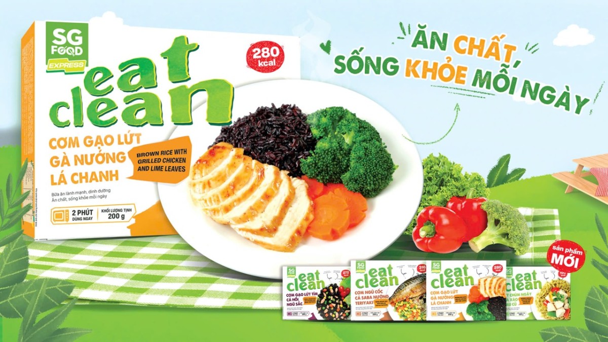 Sài Gòn Food ra mắt dòng sản phẩm Eat Clean chế biến sẵn